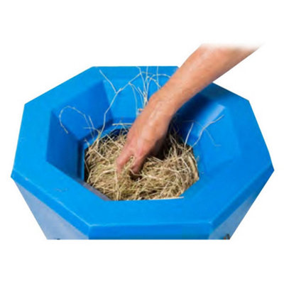 Stubbs Lidded S4280 Hay Roller Blue (Horse) from B&Q