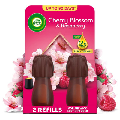  - Air Wick Cherry Blossom & Raspberry Essential Mist Twin Refill 20 MlLasting For Up To 45 Days Per Freshener