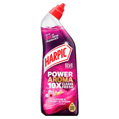 B&Q -  Power Aroma Jasmine & Cherry Blossom Bathroom Toilet Cleaner750Ml