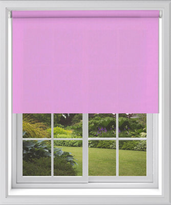 Caecus Blinds Blackout Roller Blind Pink 60Cm from B&Q