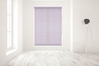 Caecus Blinds Straight Edge Roller Blind Lavender 240Cm from B&Q