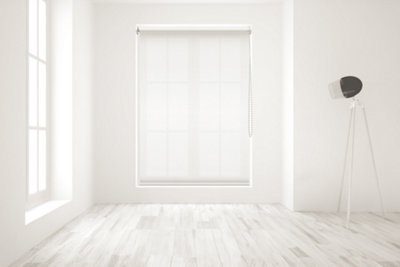 Caecus Blinds Straight Edge Roller Blind 210Cm White
