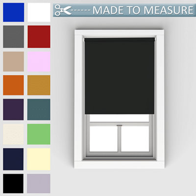 Caecus Blinds Made To Measure Blackout Roller Blind Cappuccino 120Cm from B&Q