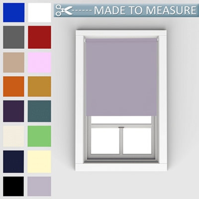 Caecus Blinds Made To Measure Blackout Roller Blind Lavender 180Cm from B&Q