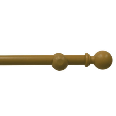 Caecus Blinds Caecus Eyelet Wooden Poles 28mm 240Cm Oak from B&Q