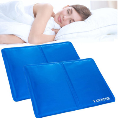 Tanness 2-Pack Gel Cooling Mat30 X 40Cm Reusable Cool Pillow Insert For Heat Reduction from B&Q