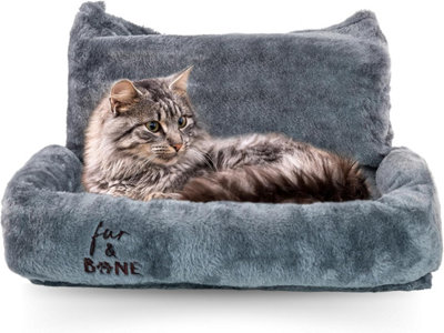 Fur & Bone Cat Radiator Bed, Fleece Hammock, 50x43x26cm | Washable Cover, Foldable Hanging Cat Bed for Indoor Cats, Kittens, Small Dogs & Puppies, Supports Up to 8kg - Image 3