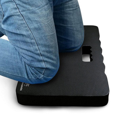 Green Haven Black Comfy Garden Kneeling Pad Comfortable Kneeling Pads Gardening Outdoor Premium Knee Cushion Soft Eva Foam from B&Q