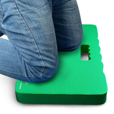 B&Q -  Extra Thick Garden Kneeling Pad Green High Density Eva Foam Waterproof Knee Cushion For Gardening And Diy 43X28Cm