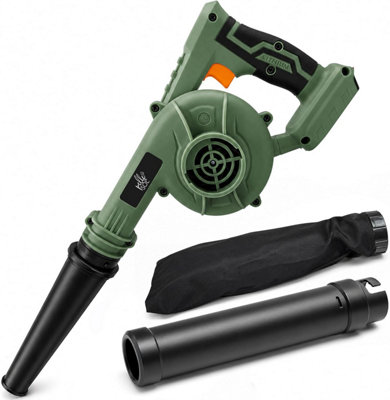 B&Q -  21V Cordless Leaf Blower Machine Only For GardenPatio & Driveway Cleaning
