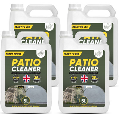 Pelle & Sol Unisex White 4 X 5L Outdoor Patio Cleaner & Moss Remover For Garden & Path Surfaces In - Image 2