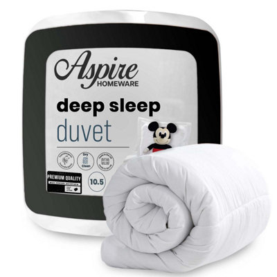 Aspire Homeware 10.5 Tog All-Season Duvet Single (135X200Cm) Premium Anti-Allergy Warm Quilt from B&Q