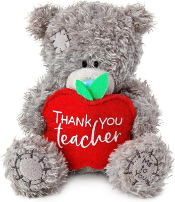 B&Q -  Official Collection Thank You Teacher Plush Bear 10Cm High