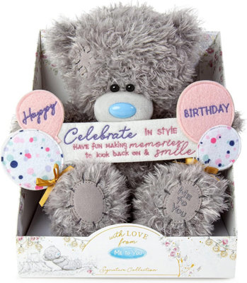 Me To You Bear Happy Birthday Plush from B&Q