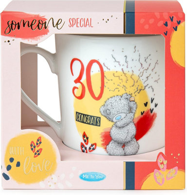 Me To You Tatty Teddy 30Th Birthday Mug Ceramic In A Gift Box from B&Q