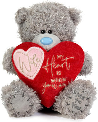 Me To You Tatty Teddy 'wife My Heart Is Where You Are' 15Cm Bear from B&Q