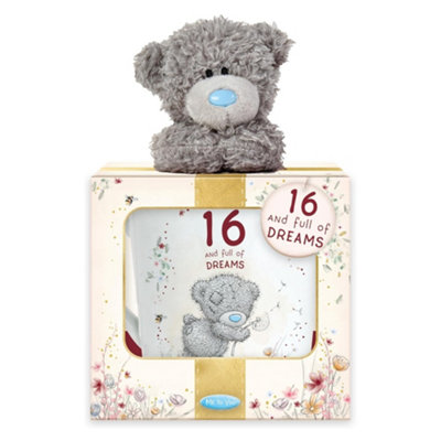 Me To You Tatty Teddy 16th Birthday Mug and Plush Boxed Gift Set, Light Blue - Image 3
