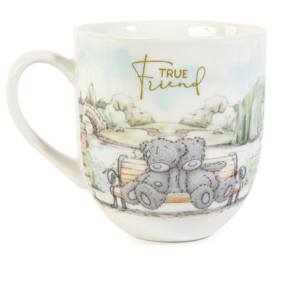 B&Q -  Tatty Teddy Luxury Bone China Mug For A True Friend Presented In Satin Lined Gift Box Signature Collection