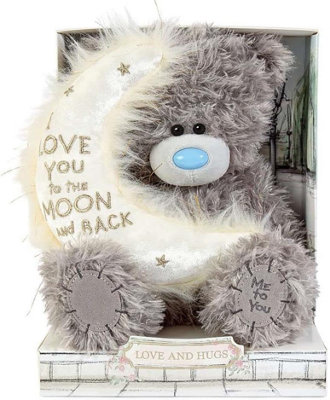 Me To You Tatty Teddy 'love You To The Moon And Back' 19Cm High Presented On Premium Gift Plinth Signature Collection from B&Q