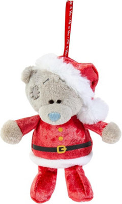 Me to You Plush Tree Decoration Tatty Teddy Dressed As Santa Official Collection - Image 4