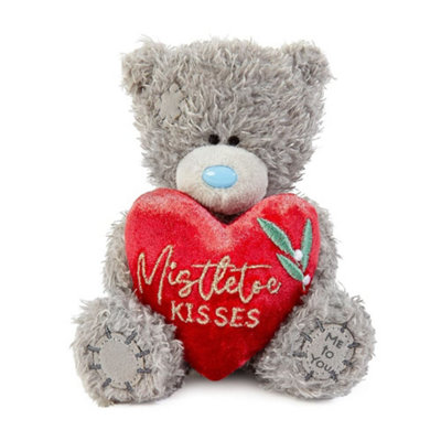 4" Holding Mistletoe Kisses Heart Me To You Bear from B&Q