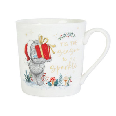 B&Q -  Season To Sparkle' Porcelain Christmas Mug