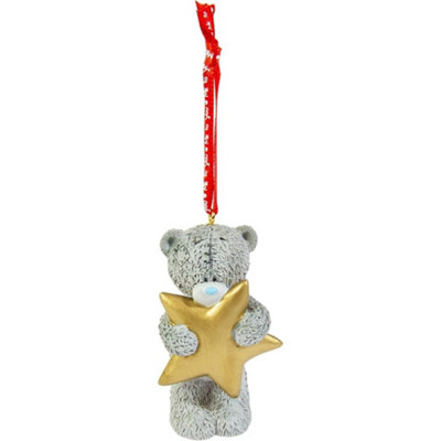 Me to You Tree Decoration With Satin Ribbon, Tatty Teddy With Christmas Star - Official Collection - Image 5
