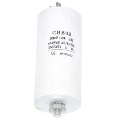 Universal 30Uf Microfarad Appliance Motor Start Run Capacitor By Ufixt from B&Q