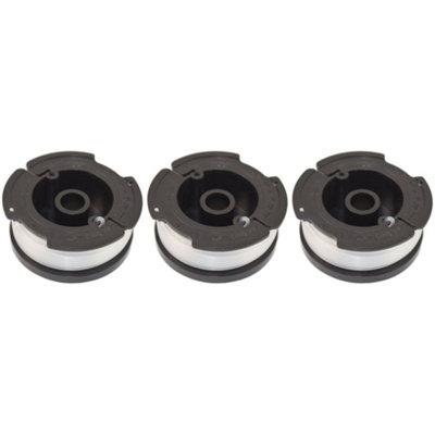 Black & Decker Reflex Strimmer Trimmer Spool & Line Pack Of 3Compatible Replacement By Ufixt from B&Q