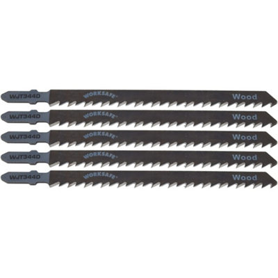 Ufixt Jigsaw Blade For Wood 105Mm 6Tpi Pack Of 5 By