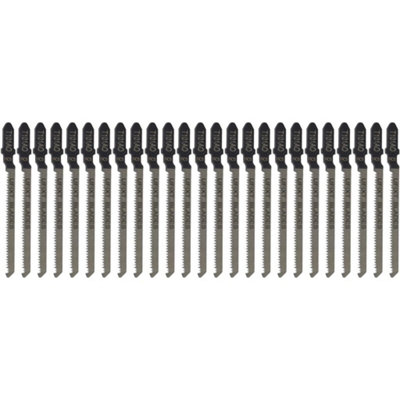 T101Ao Jigsaw Blades 25 PackHigh Carbon Steel (Hcs) For FastClean Wood CuttingUniversal Bayonet Fit By Ufixt from B&Q