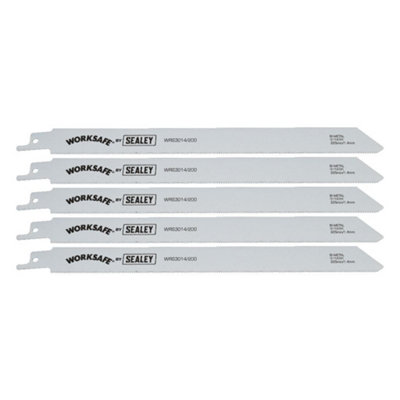 Reciprocating Saw Blade Metal 225mm 18Tpi Bi Metal Pack Of 5 By Ufixt from B&Q