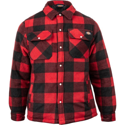 Dickies Mens Portland Shirt Small Red