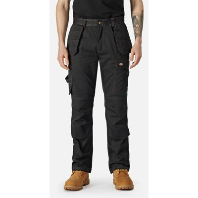 Dickies Redhawk Pro Work Trousers Black32R from B&Q