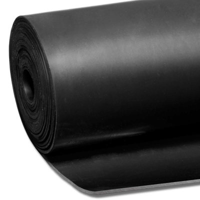 B&Q Rubber Flooring Matting - X 2M X 3Mm - Smooth - Workshop Garage Shed Van Non-Slip 1M