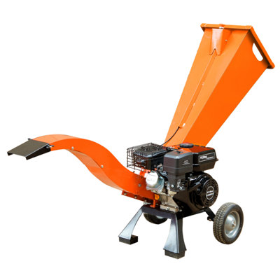 7Hp Petrol Wood Chipper Shredder MulcherHeavy DutyChips Up To 60mm DiameterPowerful 212Cc 7Hp EngineAdjustable Chute from B&Q