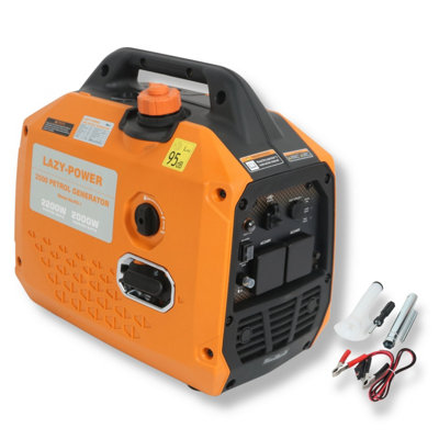 2.2Kw / 2200W Petrol Inverter Quiet Generator 230V Portable Power For CampingHome Backup & Worksites 98Cc 4-Stroke Engine from B&Q