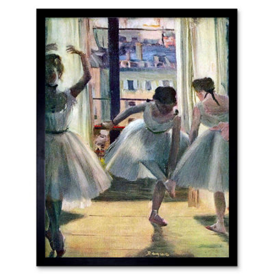 Artery8 Edgar Degas Three Dancers A Practice Room Old Master Framed Wall Art Print from B&Q