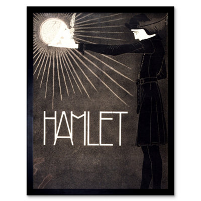 Artery8 Theatre Stage Play Hamlet Shakespeare Netherlands Framed Wall Art Print from B&Q