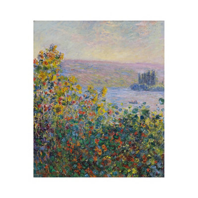 Artery8 Unframed Wall Art Claude Monet Flower Beds At Vetheuil12X16 Inch from B&Q