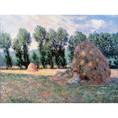 Artery8 Unframed Wall Art Claude Monet Haystacks12X16 Inch from B&Q