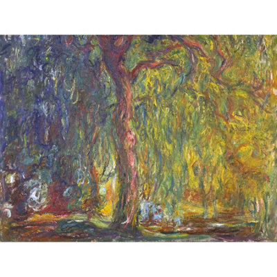 Artery8 Unframed Wall Art Claude Monet Weeping Willow12X16 Inch from B&Q