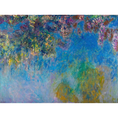 Artery8 Unframed Wall Art Claude Monet Wisteria12X16 Inch from B&Q