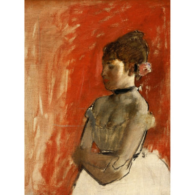 Artery8 Unframed Wall Art Edgar Degas Ballet Dancer With Arms Crossed12X16 Inch from B&Q