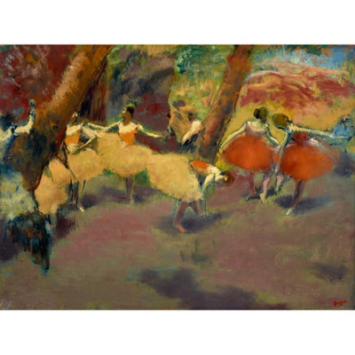 B&Q -  Unframed Wall Art Edgar Degas Before The Performance12X16 Inch