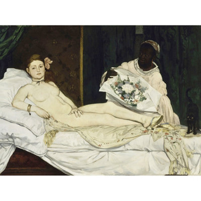 Artery8 Unframed Wall Art Edouard Manet Olympia12X16 Inch from B&Q