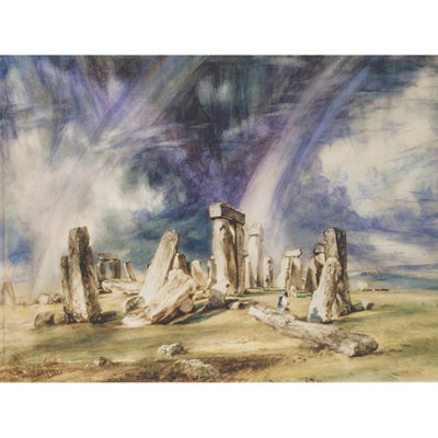 Artery8 Unframed Wall Art John Constable Stonehenge12X16 Inch from B&Q