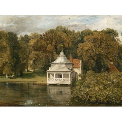 Artery8 Unframed Wall Art John Constable The Quarters Behind Alresford Hall12X16 Inch from B&Q