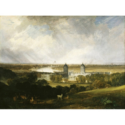 Artery8 Unframed Wall Art Turner London From Greenwich Park12X16 Inch from B&Q