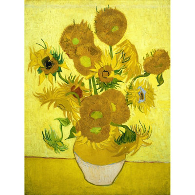 Artery8 Unframed Wall Art Vincent Van Gogh Zonnebloemen12X16 Inch from B&Q